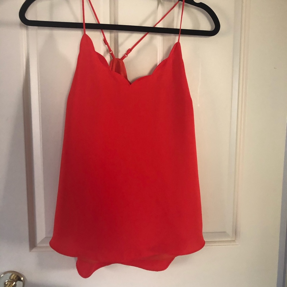 J. Crew scallop tank